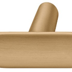 Knob zi.gold col.brush. 46x31mm