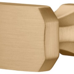 Knob zi.gold col.brush.36x31mm