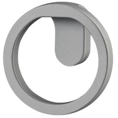 Knob zi.graphite colored 51x22mm