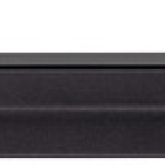 Handle alu.dark pewter 214x28mm