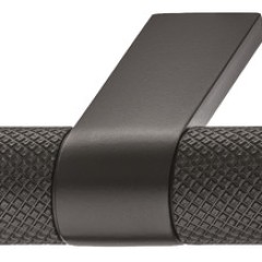 Knob Zi./Alu.mat.black.44x39mm