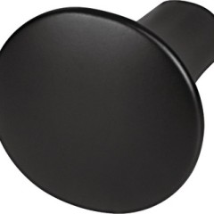 Knob zi.mat.black.26x31mm