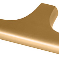 Knob zi.gold.brush.47x33mm