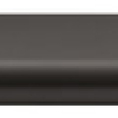 Profile handle alu.mat.black 212x42mm