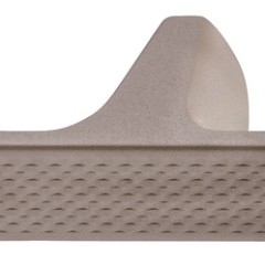 Knob zi. olive grey struc. 41x26mm