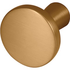 Knob zi.gold.brush. 31.5x31.5mm