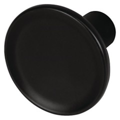 Knob zi.mat.black 35x28mm