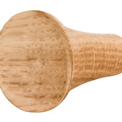 Knob oak natural varnished 26,7x31mm