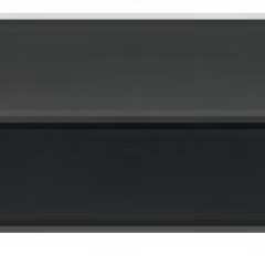 Handle alu.matt black 200x20mm