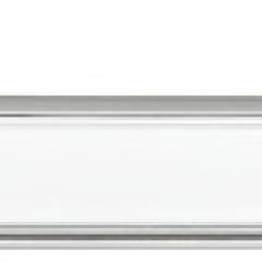 maner zinc crom lucios/alb 164x25mm