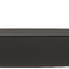 maner menfi,zn.negru mat,180x18mm,z128