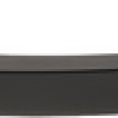 maner locri,zn.negru mat,180x12mm,z160