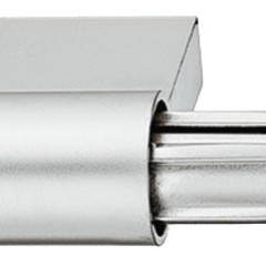 End piece zi.chr.matt 25x41mm