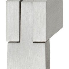 Knob stst.matt 15x31mm