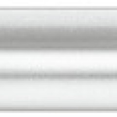 Keyhole handle pl.silvc.w.screws 235mm