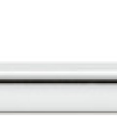 Handle zinc chr.pol. 136x27mm