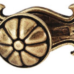 buton zinc bronz 85x25mm