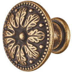 Knob Zi.brown 25x19mm