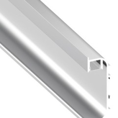 Rec.grip C-profile LED alu.silv. 2500mm