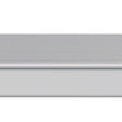 C handle prof.wall unit alu.silv.2500mm