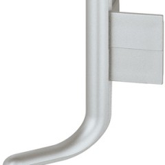 Coltar exterior profil J, plastic, gri