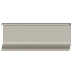 Rec.grip C-profile alu.st.st.col.2500mm
