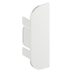 End cap l.plast.alu.white C-prof.LED