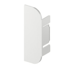End cap r.plast.alu.white C-prof.LED