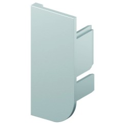 End cap l.plast.alu.silv.col.L-prof.LED