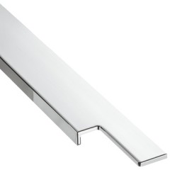 profil tip maner aluminiu crom 295mm