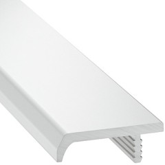 profil aluminiu tip maner, model b, inox