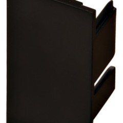 capac pt profil maner,plast.negru,dr.