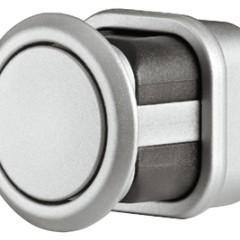 FR KNOB C/C 32 MM ZINC ALU COLOURED