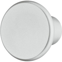 buton aluminiu arguntiu 30x25mm