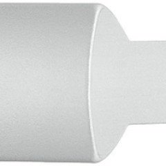 Knob alu silv. 15x25mm
