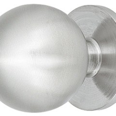 Knob st.st.matt 20x27mm