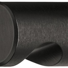 Knob alu.black 20x30mm