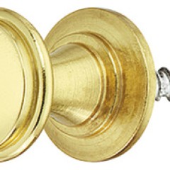 Knob brass pol. 12x11mm