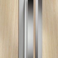 Profil J vertical, alum anodizat, 2.7 m