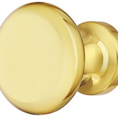 Knob brass pol. 30x22mm