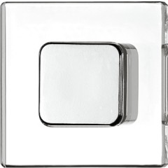 buton plastic cromat/transparent 40x21mm
