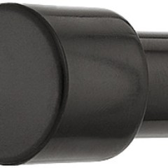 Knob pl.black 15x25mm