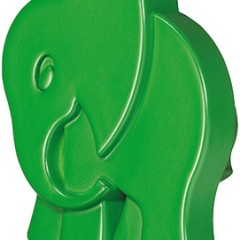 buton gaggi plastic, 52x55x25mm, verde