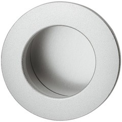 maner aluminiu argintiu 40mm