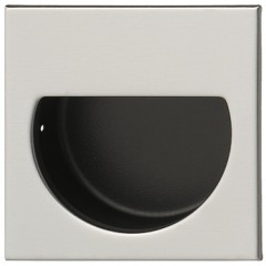 Fl.handle stst.matt/bl.47x47mm