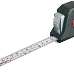 Tape rule Talmeter black 3,1m