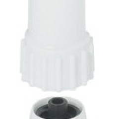 Dosing needle adapter pl.blk.