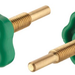 Axle screws brass