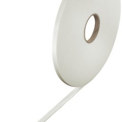 Lay-on band white 9x2mm/20m