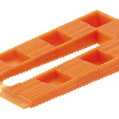 Snap wedge pl.orange 80x40x8mm